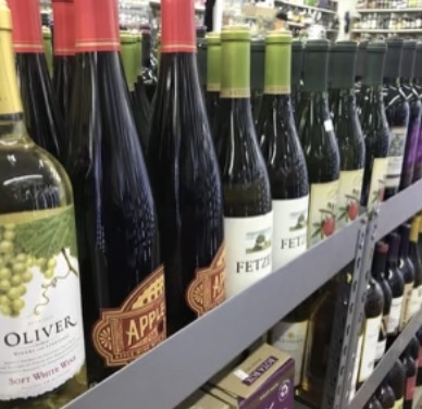 A Wall of Wine